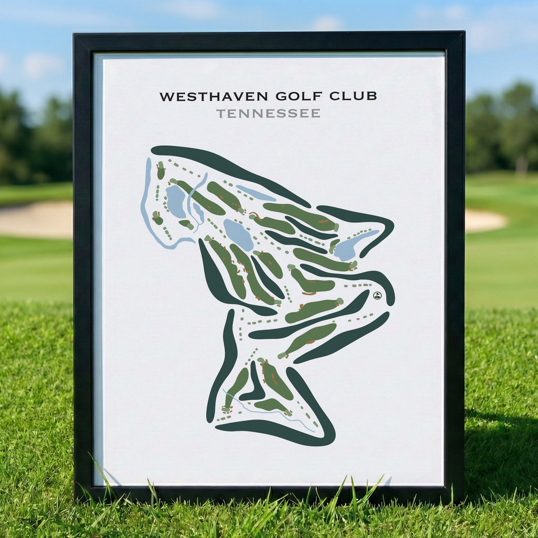 Westhaven Golf Club, Tennessee - Printed Golf Courses