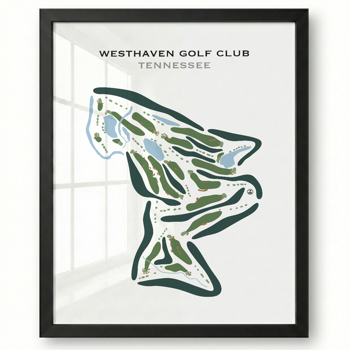 Westhaven Golf Club, Tennessee - Printed Golf Courses