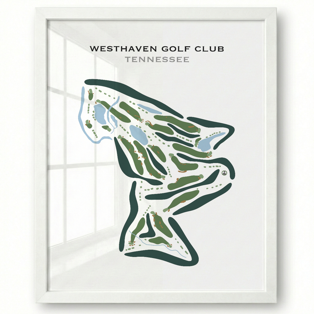Westhaven Golf Club, Tennessee - Printed Golf Courses