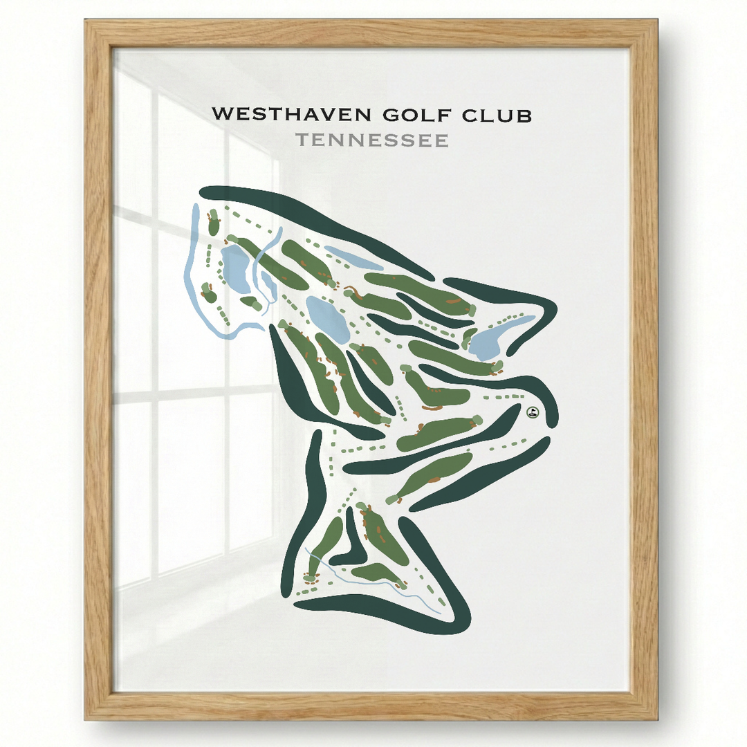 Westhaven Golf Club, Tennessee - Printed Golf Courses