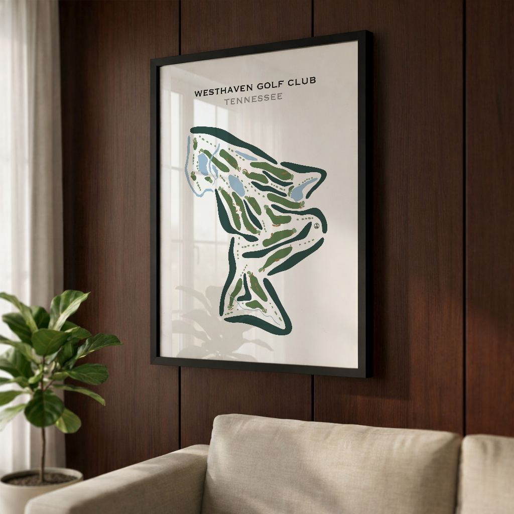 Westhaven Golf Club, Tennessee - Printed Golf Courses