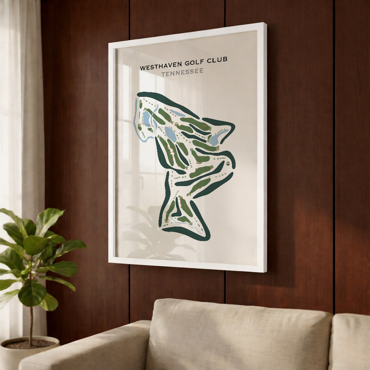 Westhaven Golf Club, Tennessee - Printed Golf Courses
