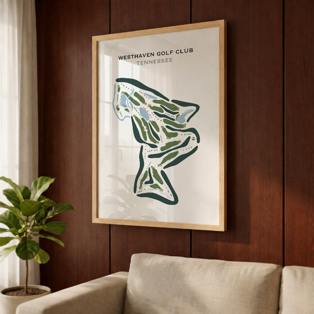 Westhaven Golf Club, Tennessee - Printed Golf Courses