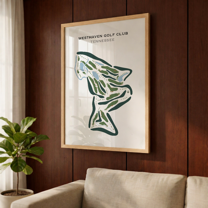 Westhaven Golf Club, Tennessee - Printed Golf Courses