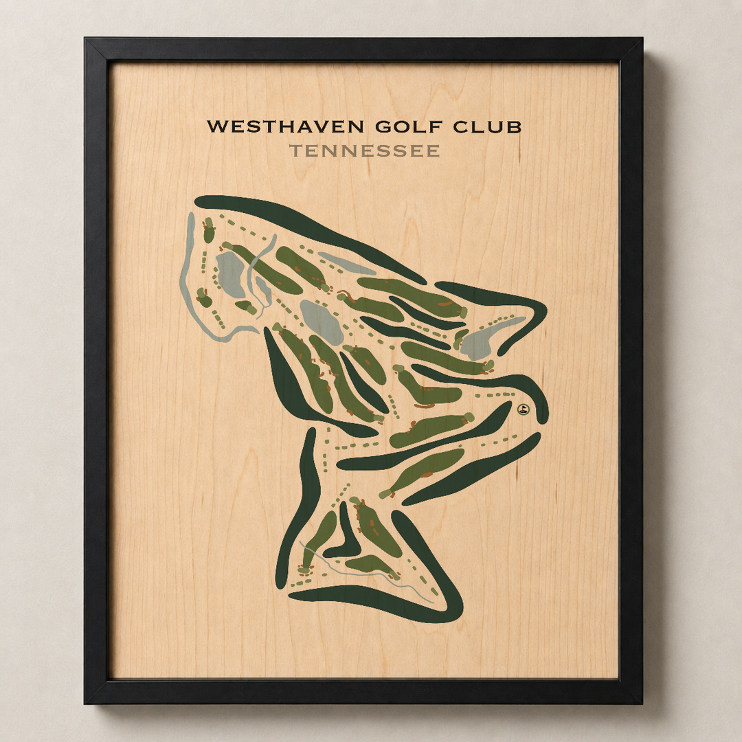 Westhaven Golf Club, Tennessee - Printed Golf Courses