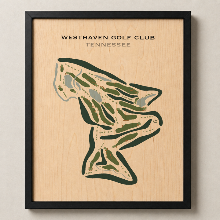 Westhaven Golf Club, Tennessee - Printed Golf Courses