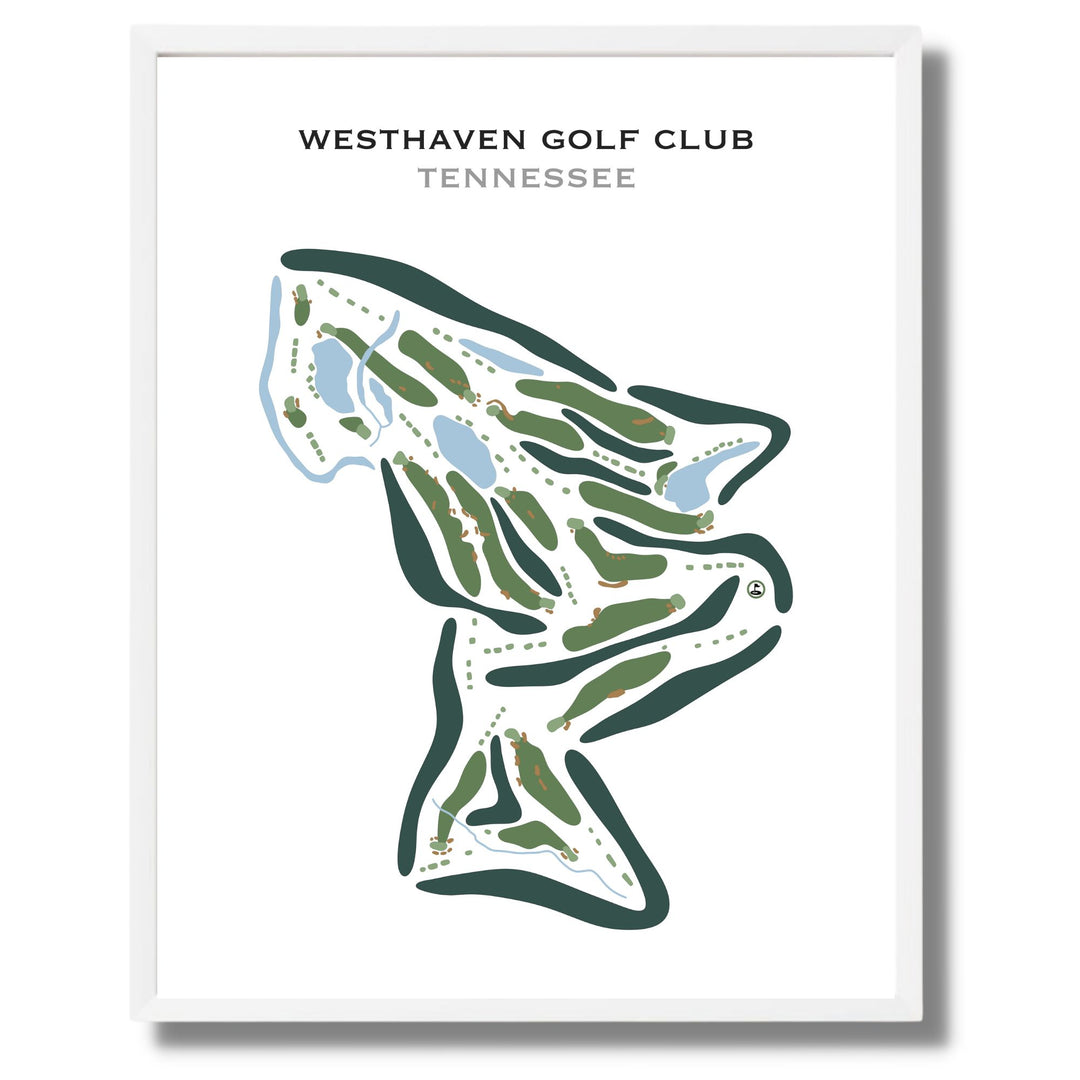 Westhaven Golf Club, Tennessee - Printed Golf Courses