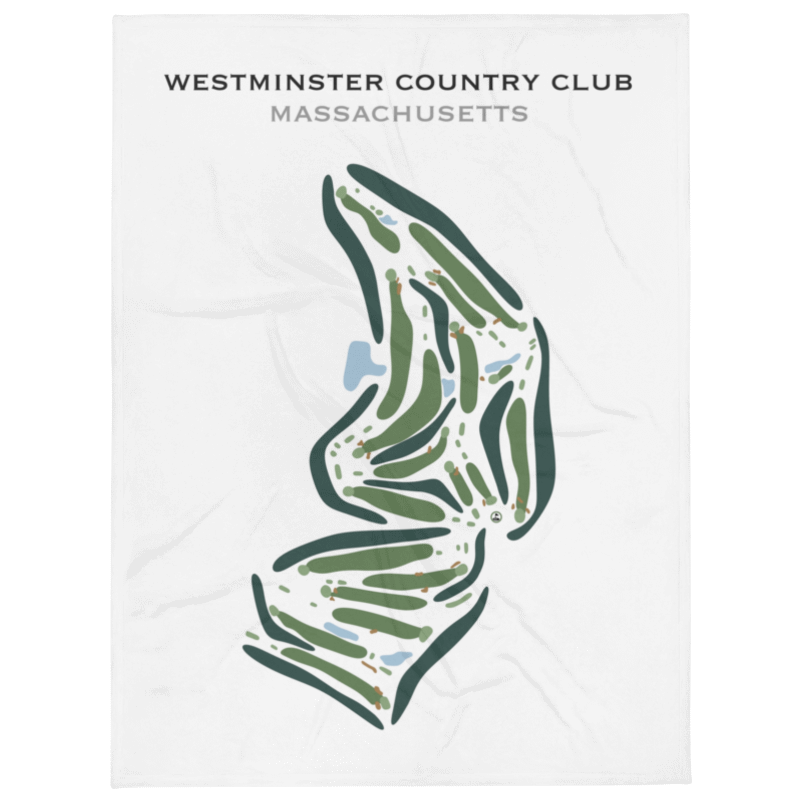 Westminster Country Club, Massachusetts - Printed Golf Course