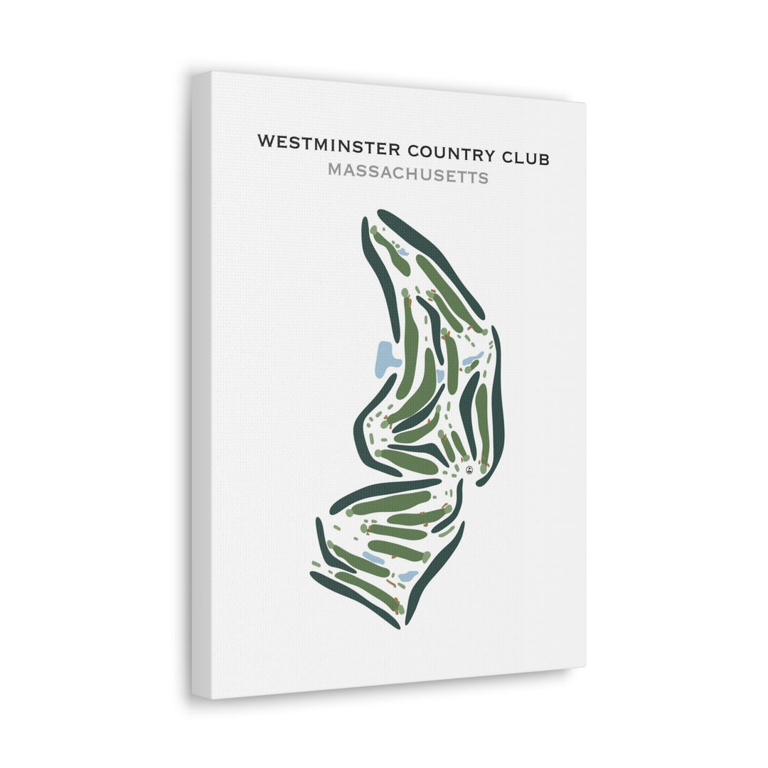 Westminster Country Club, Massachusetts - Printed Golf Course