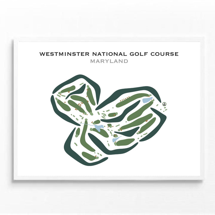 Westminster National Golf Course, Maryland - Printed Golf Courses