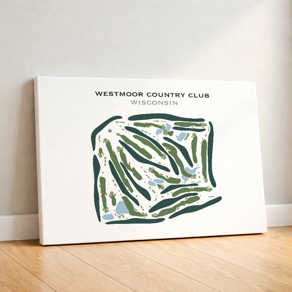 Westmoor Country Club, Wisconsin - Printed Golf Course