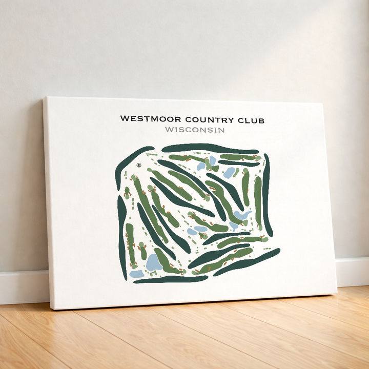 Westmoor Country Club, Wisconsin - Printed Golf Course