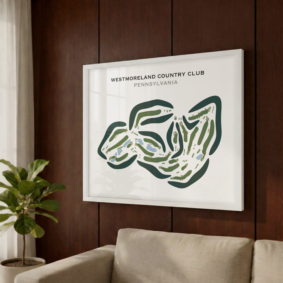Westmoreland Country Club, Pennsylvania - Printed Golf Courses