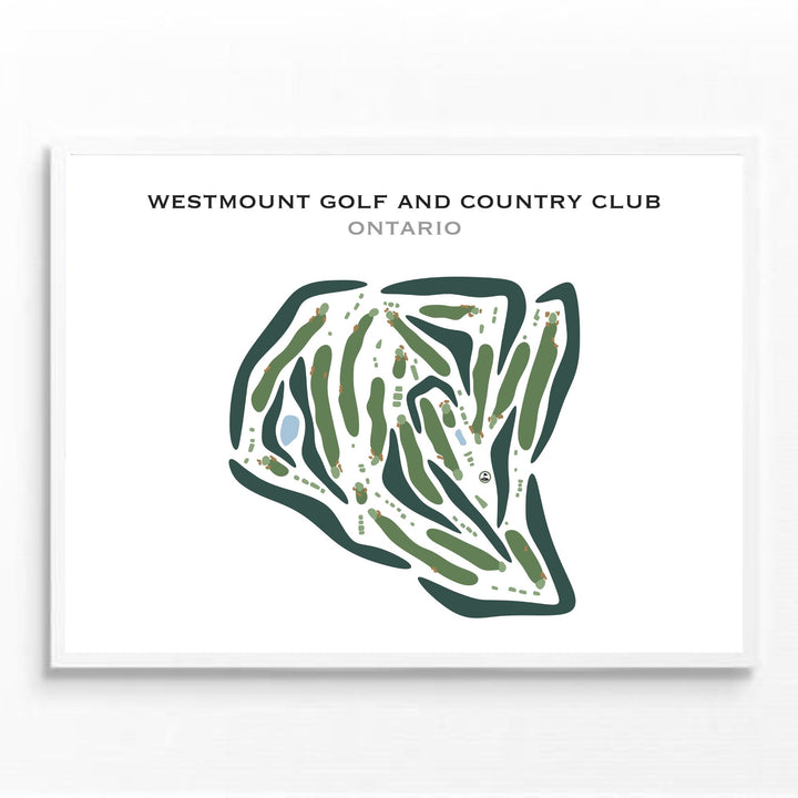 Westmount Golf & Country Club, Ontario, Canada - Printed Golf Courses