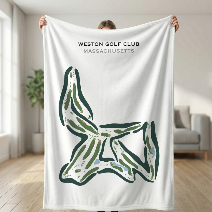 Weston Golf Club, Massachusetts - Printed Golf Courses