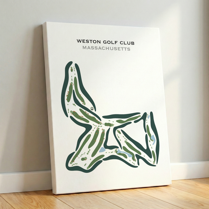 Weston Golf Club, Massachusetts - Printed Golf Courses