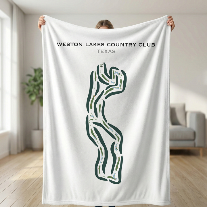 Weston Lakes Country Club, Texas - Printed Golf Courses