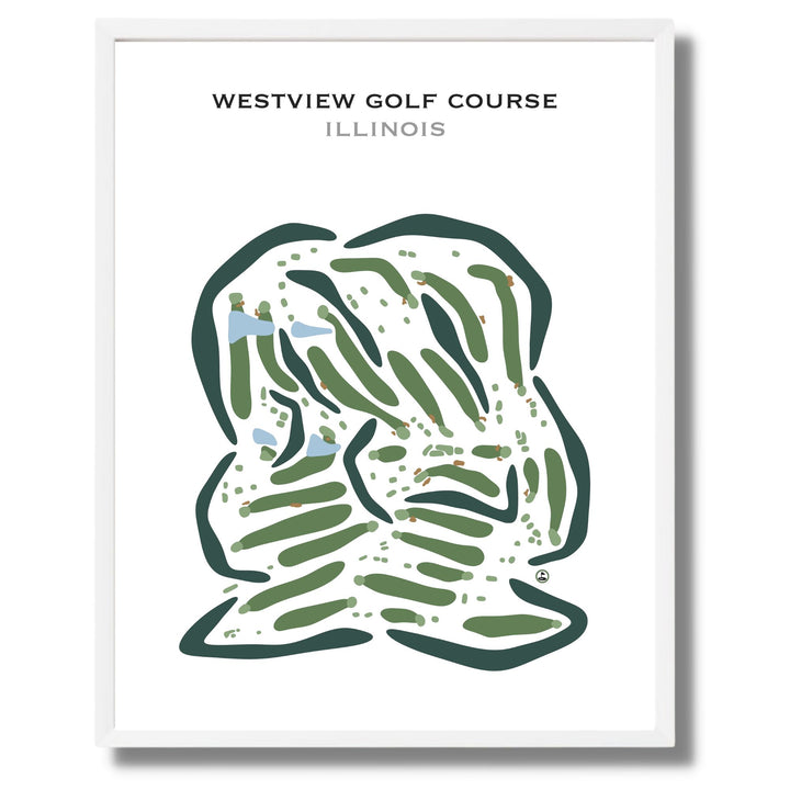 Westview Golf Course, Illinois - Printed Golf Courses