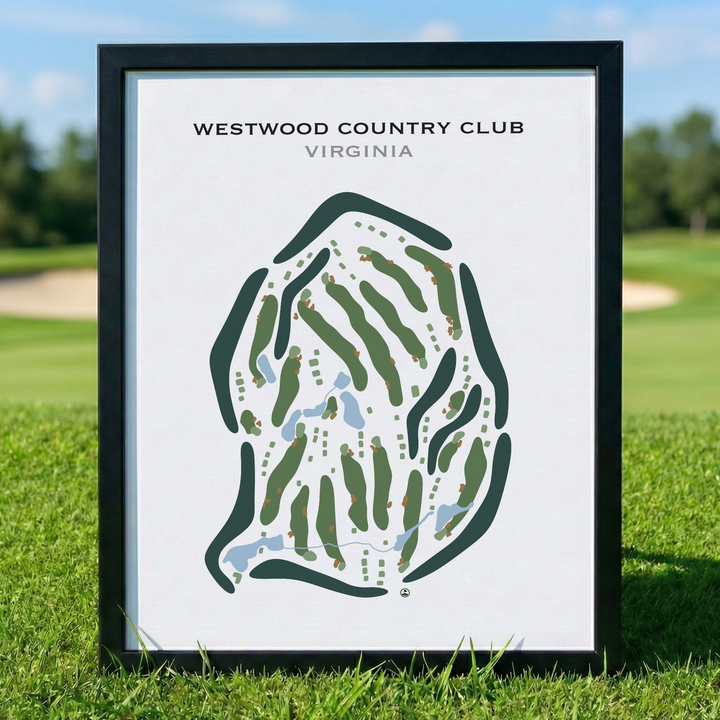 Westwood Country Club, Virginia - Printed Golf Courses