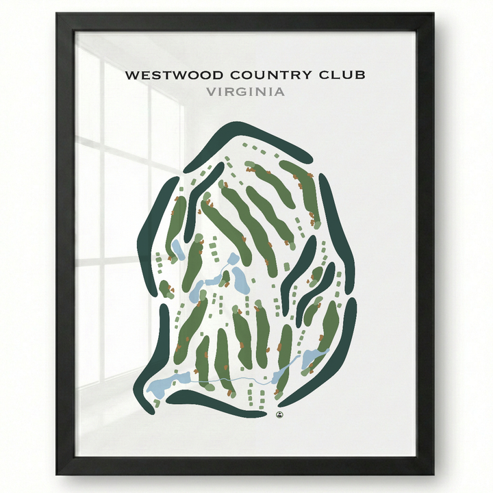 Westwood Country Club, Virginia - Printed Golf Courses
