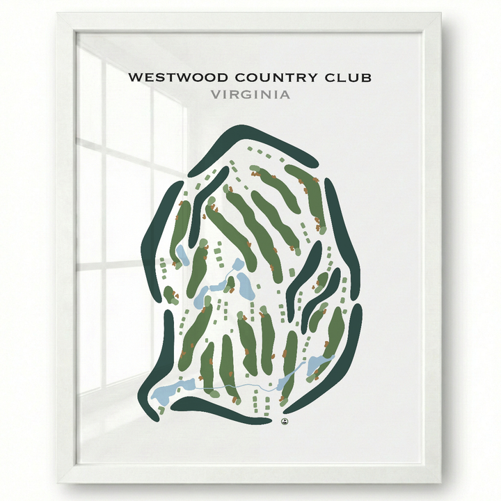 Westwood Country Club, Virginia - Printed Golf Courses