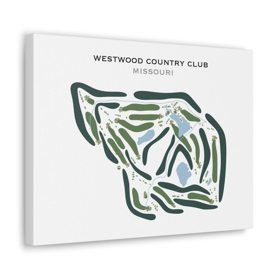 Westwood Country Club, Missouri - Printed Golf Courses
