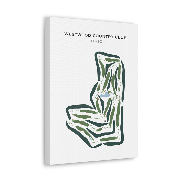 Westwood Country Club, Ohio - Printed Golf Courses