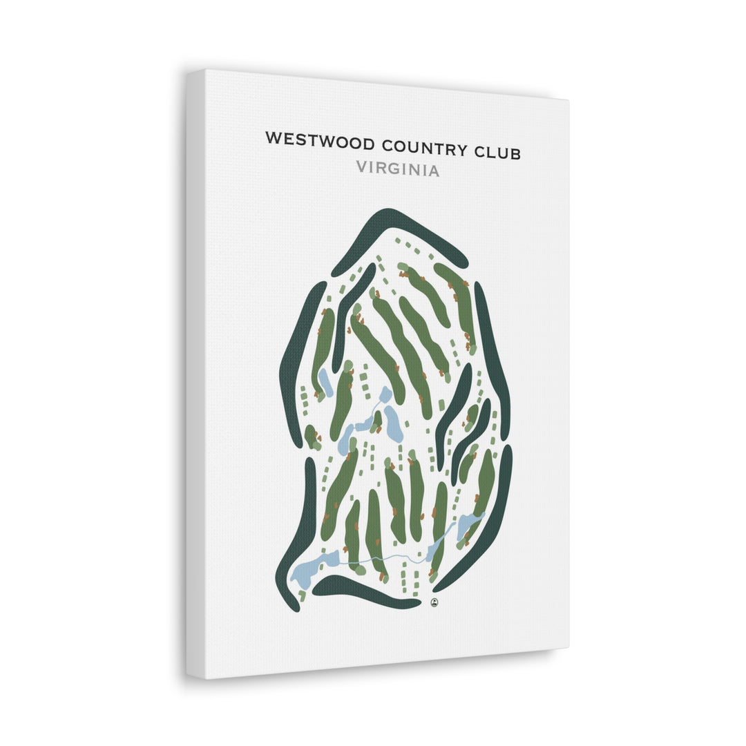 Westwood Country Club, Virginia - Printed Golf Courses