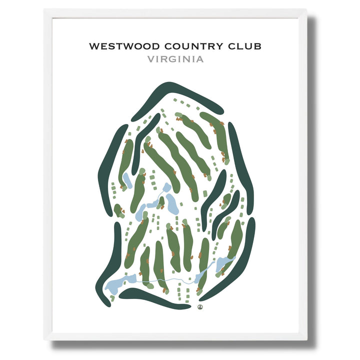 Westwood Country Club, Virginia - Printed Golf Courses