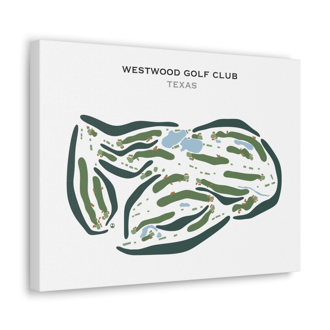 Westwood Golf Club, Texas - Printed Golf Courses