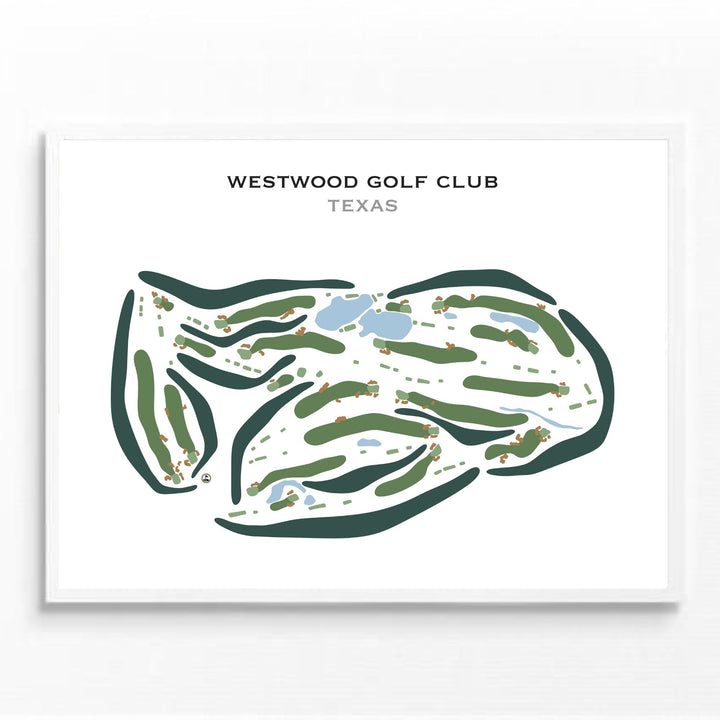 Westwood Golf Club, Texas - Printed Golf Courses