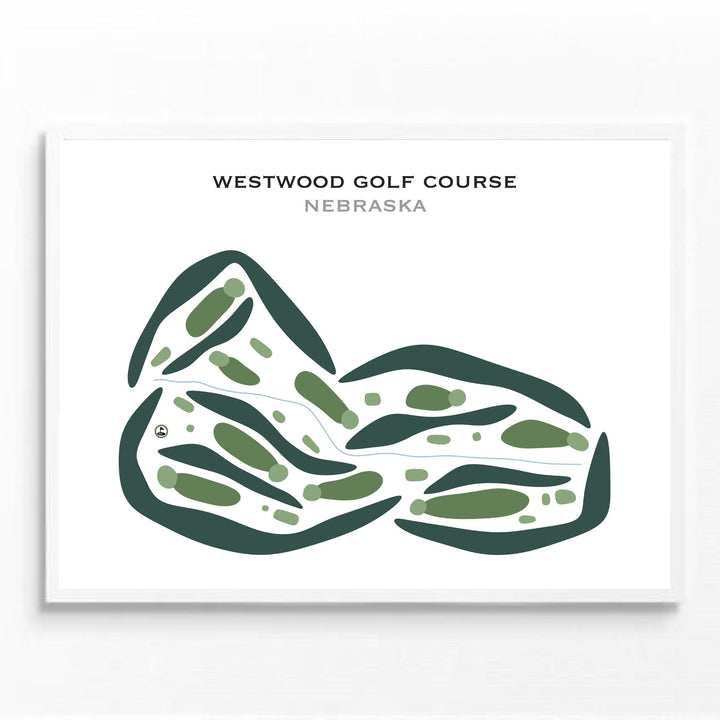 Westwood Golf Course, Nebraska - Printed Golf Courses