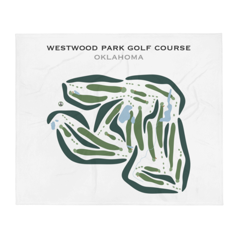 Westwood Park Golf Course, Oklahoma - Printed Golf Courses