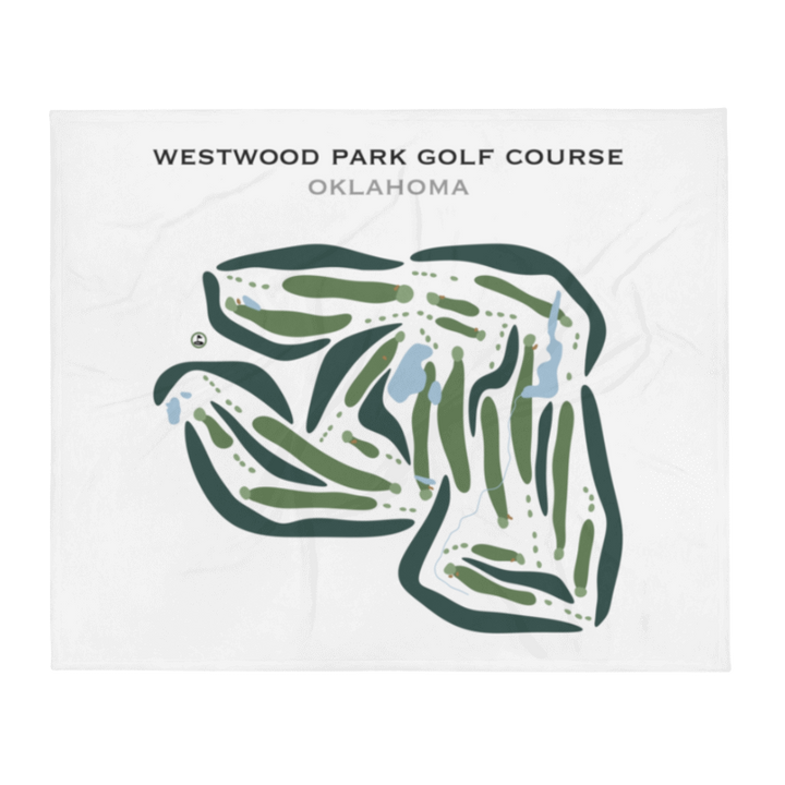 Westwood Park Golf Course, Oklahoma - Printed Golf Courses