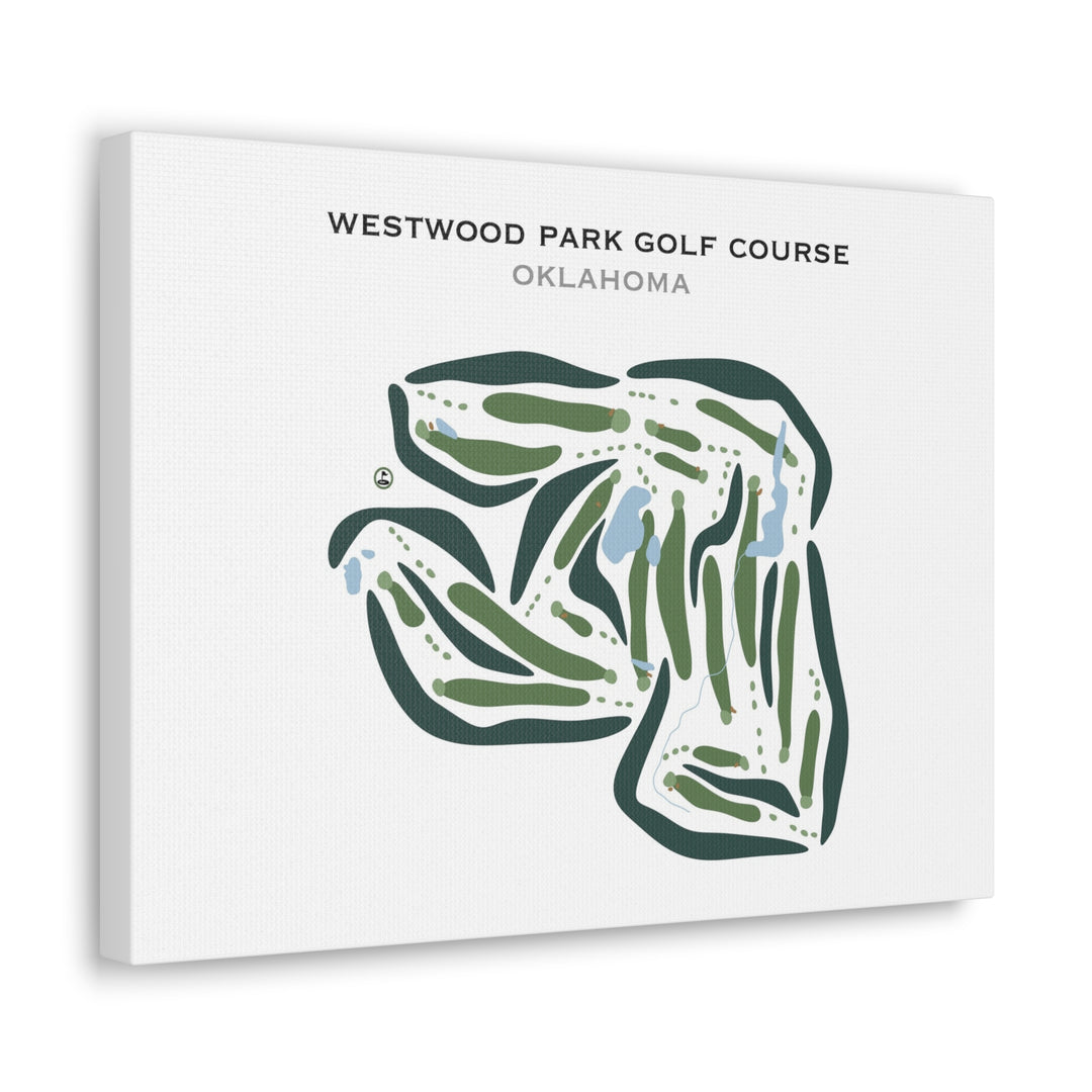 Westwood Park Golf Course, Oklahoma - Printed Golf Courses