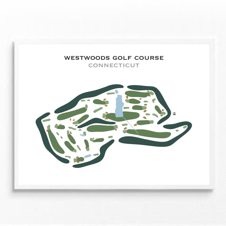 Westwoods Golf Course, Connecticut - Printed Golf Courses