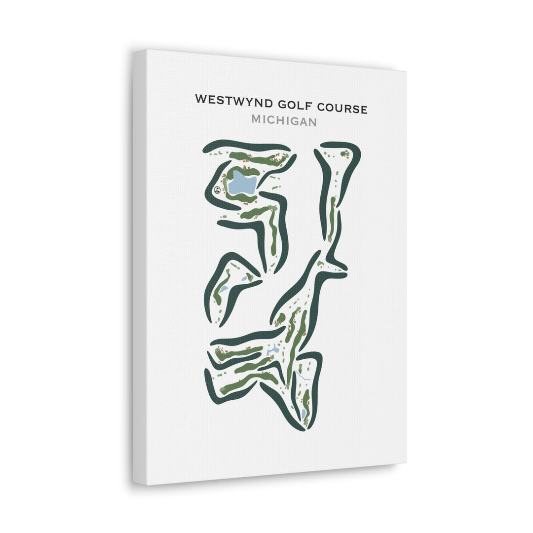 Westwynd Golf Course, Michigan - Printed Golf Courses