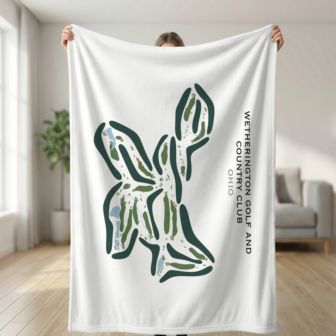 Wetherington Golf & Country Club, Ohio - Printed Golf Courses