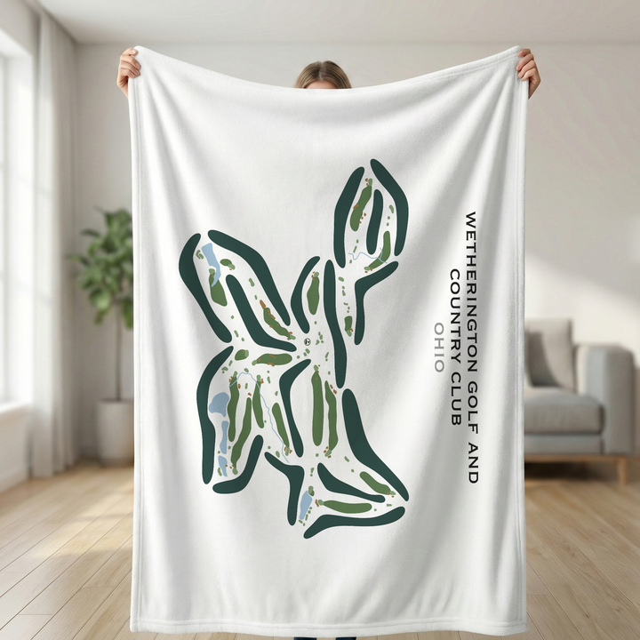 Wetherington Golf & Country Club, Ohio - Printed Golf Courses