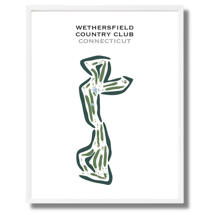 Wethersfield Country Club, Connecticut - Printed Golf Courses