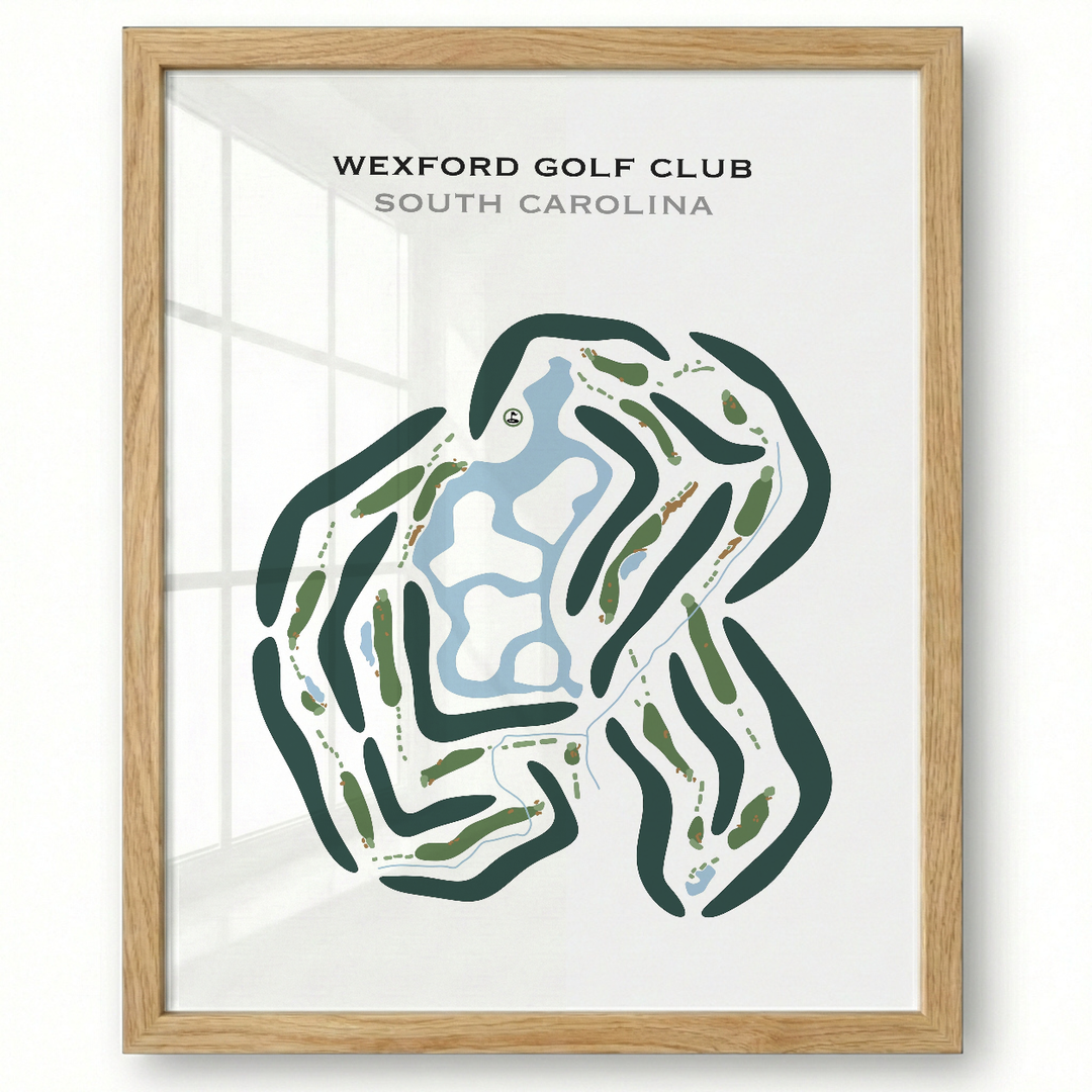 Wexford Golf Club, South Carolina - Printed Golf Courses