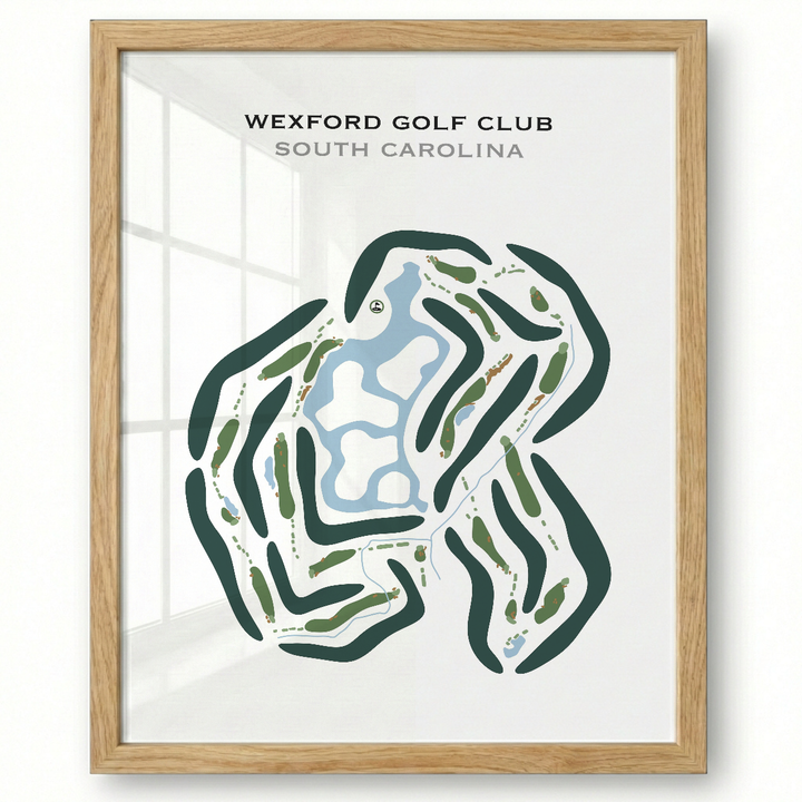 Wexford Golf Club, South Carolina - Printed Golf Courses