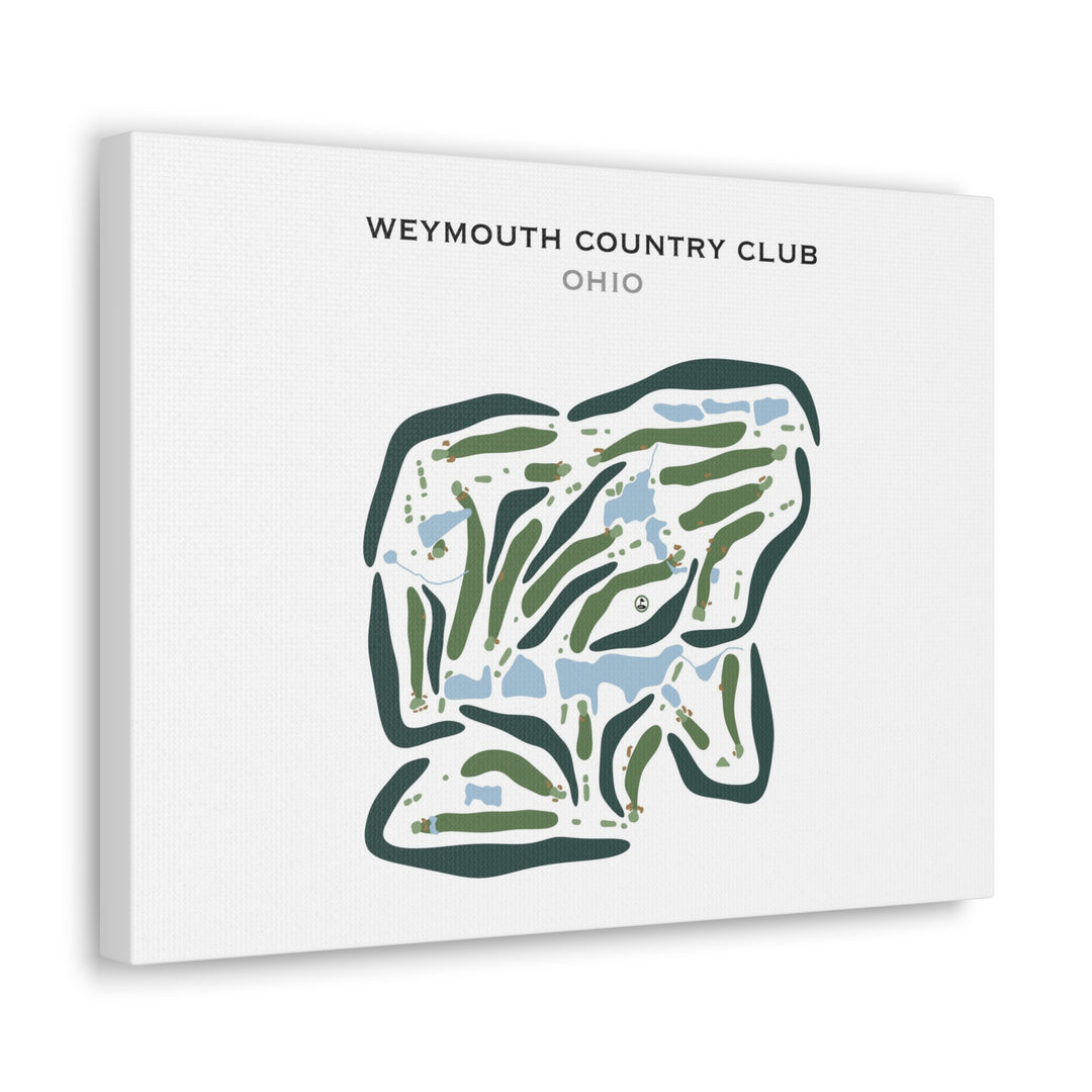 Weymouth Country Club, Ohio - Printed Golf Courses