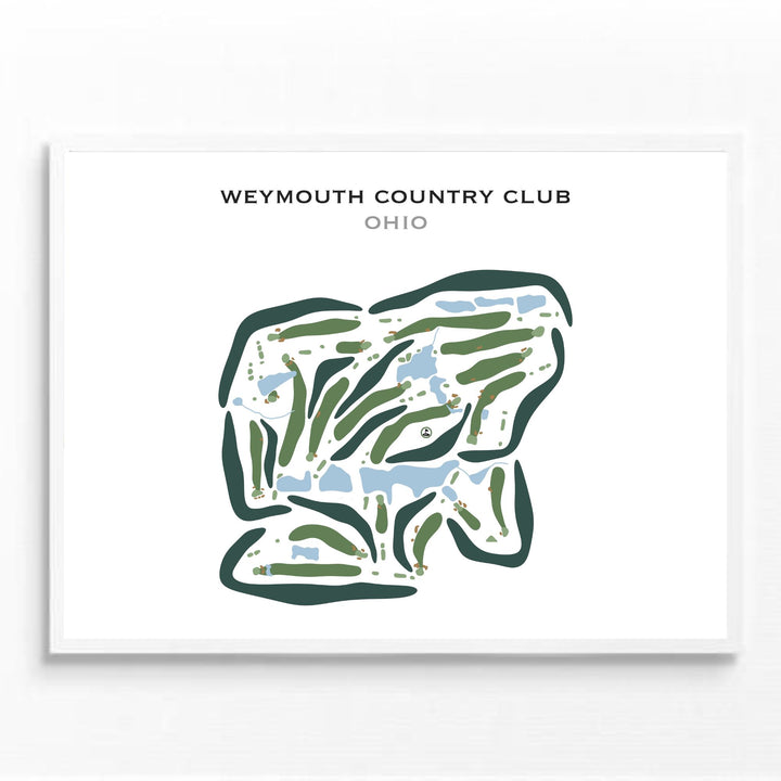 Weymouth Country Club, Ohio - Printed Golf Courses