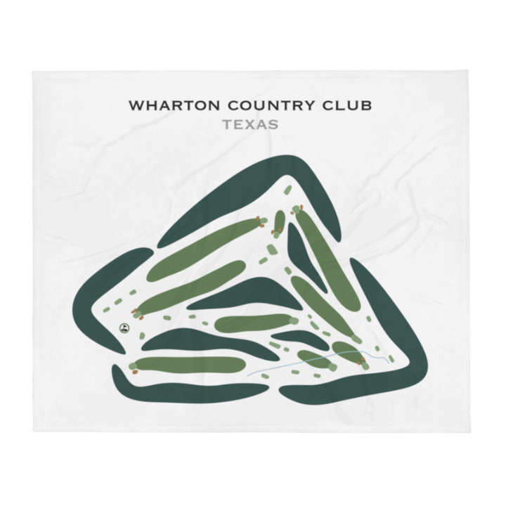 Wharton Country Club, Texas - Printed Golf Courses