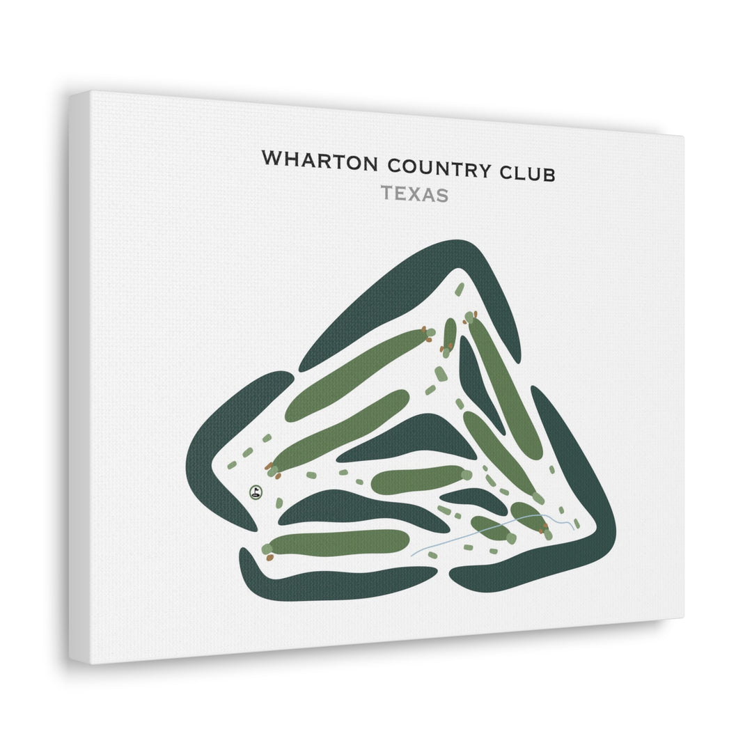 Wharton Country Club, Texas - Printed Golf Courses