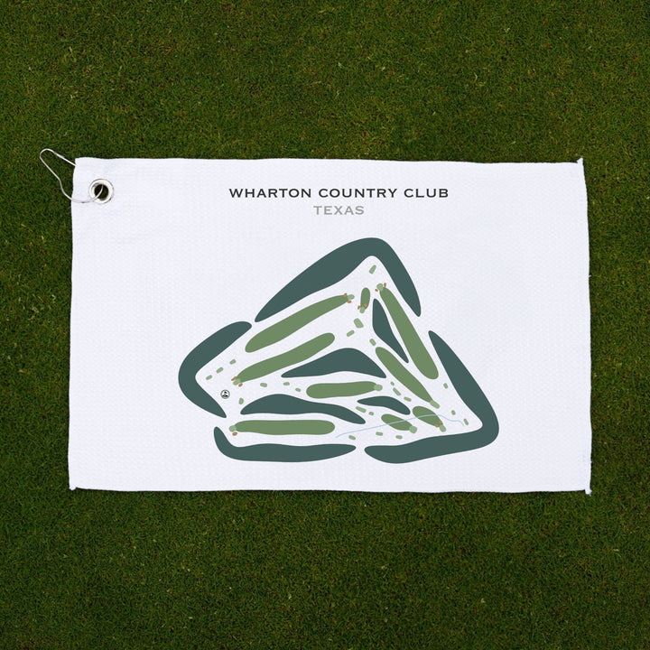 Wharton Country Club, Texas - Printed Golf Courses