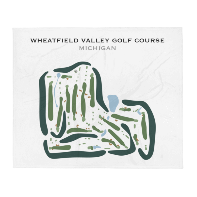 Wheatfield Valley Golf Course, Michigan - Printed Golf Courses