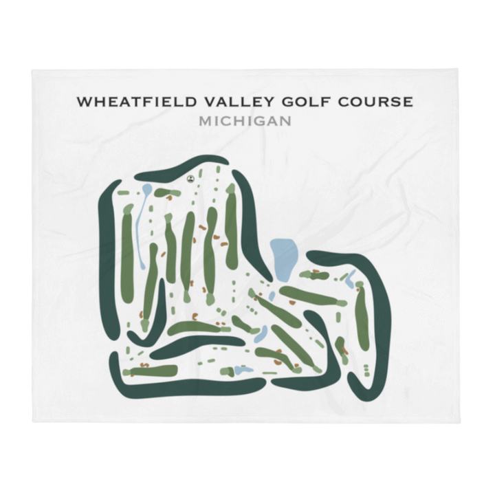 Wheatfield Valley Golf Course, Michigan - Printed Golf Courses