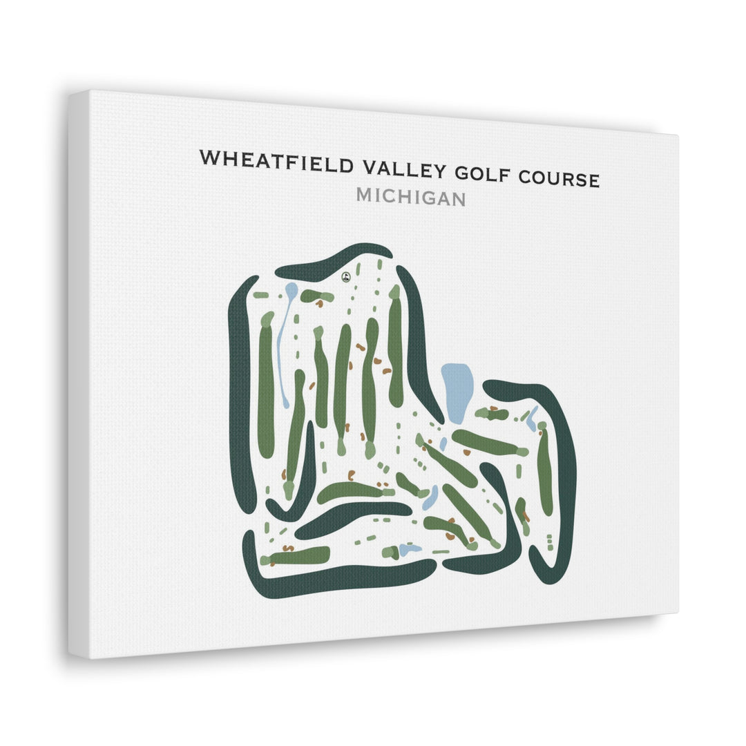 Wheatfield Valley Golf Course, Michigan - Printed Golf Courses